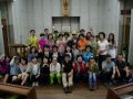 7월 20~22일 산들평화순례피정 참석하신 분들의 단체사진입니다.