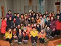 1월 22 - 24일 산들평화순례피정 참석하신 분들의 단체사진입니다.